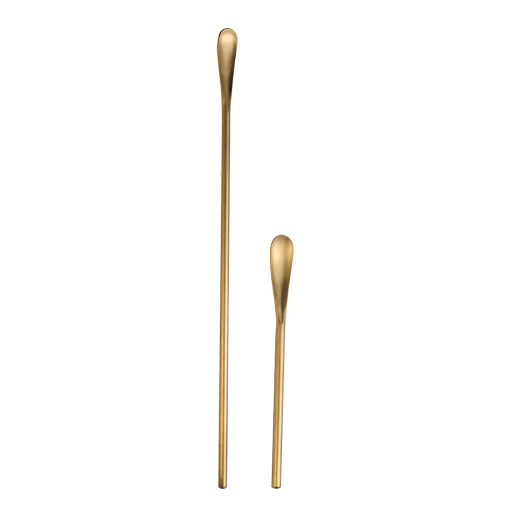 Bar Spoon Twisted - 2 Cucharas de Acero Inoxidable Premium