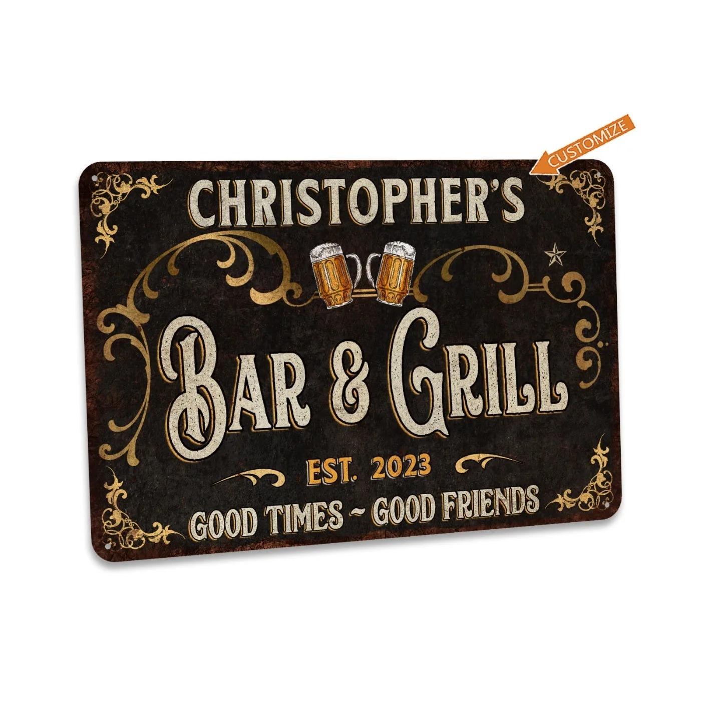 Letrero Metálico Personalizado - Home Bar Signs reseña y precio